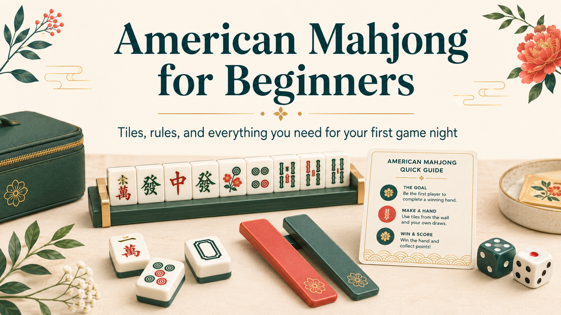 American Mahjong for Beginners: A Cheerful Guide to Tiles, Rules &amp; Your First Game Night
