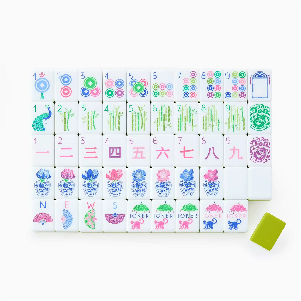 Lime Spritz Mahjong Set