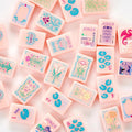 Peach Puff Slim Mahjong Set