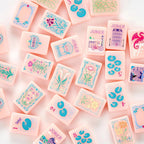 Peach Puff Slim Mahjong Set
