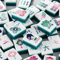 Emerald Garden Mahjong Set