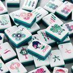 Emerald Garden Mahjong Set