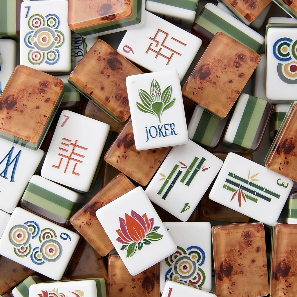 Woodland Layer Mahjong Set
