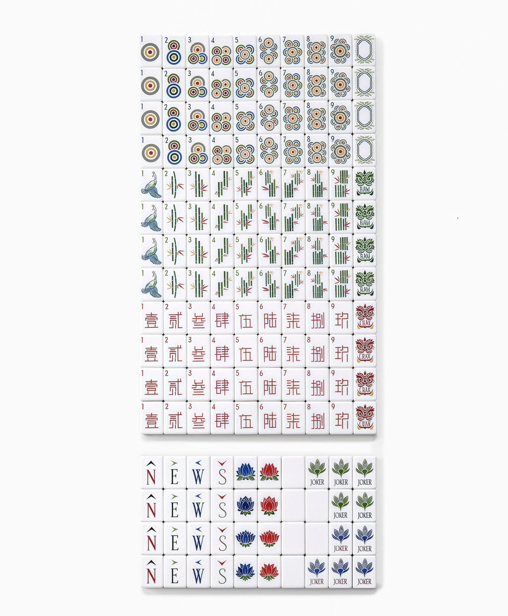 Woodland Layer Mahjong Set