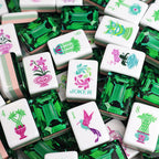 Emerald Facet Mahjong Set