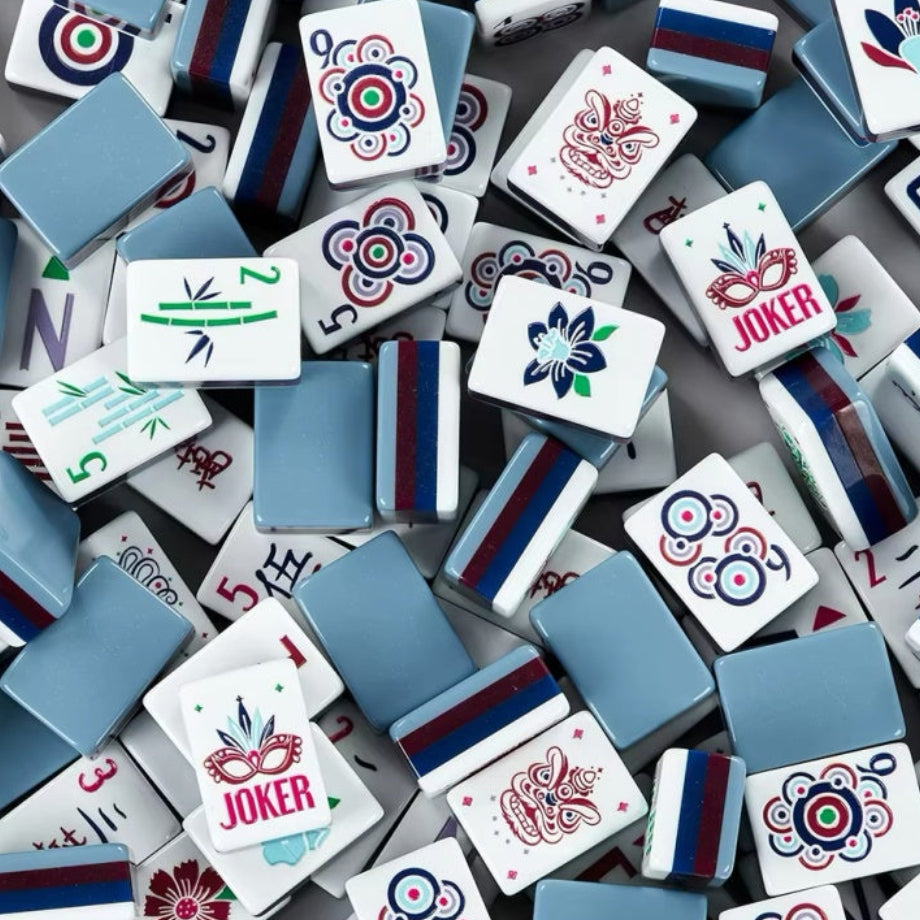 Blue Haze Mahjong Set