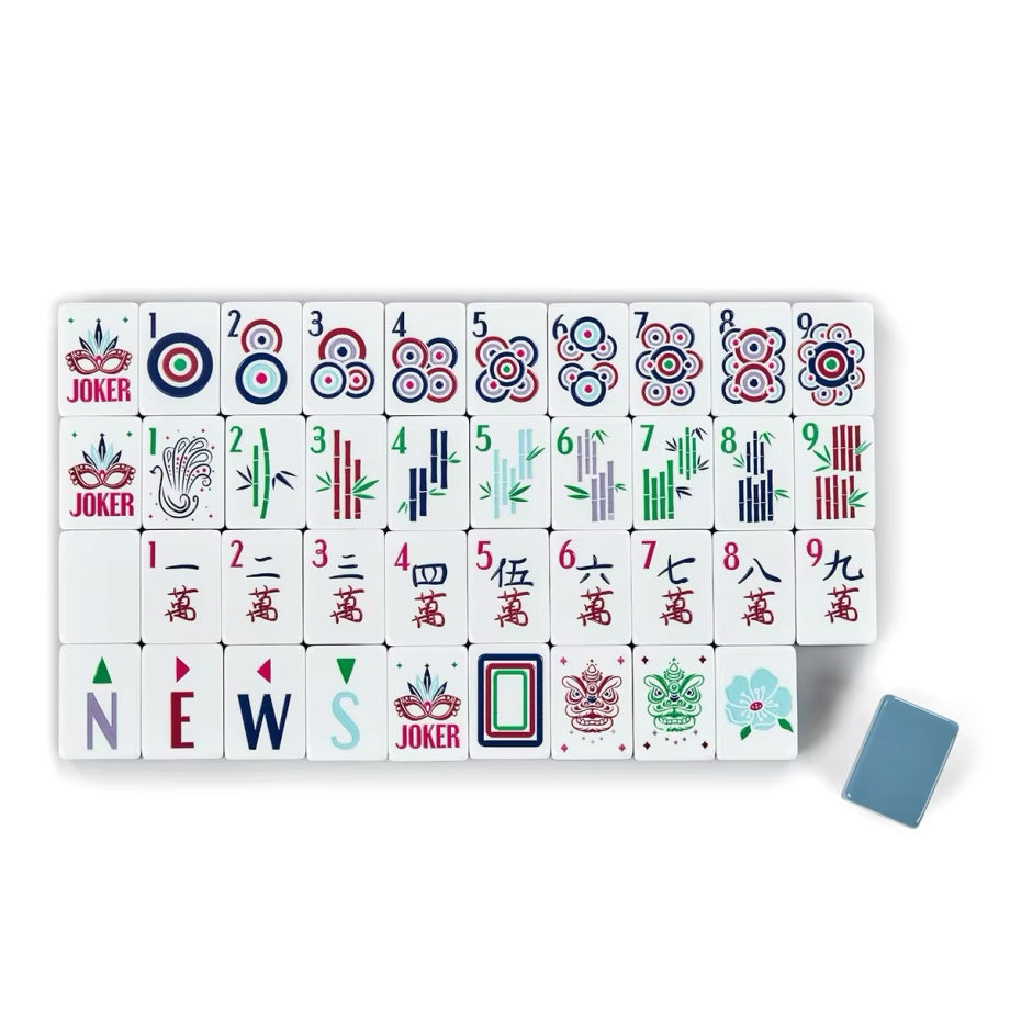 Blue Haze Mahjong Set