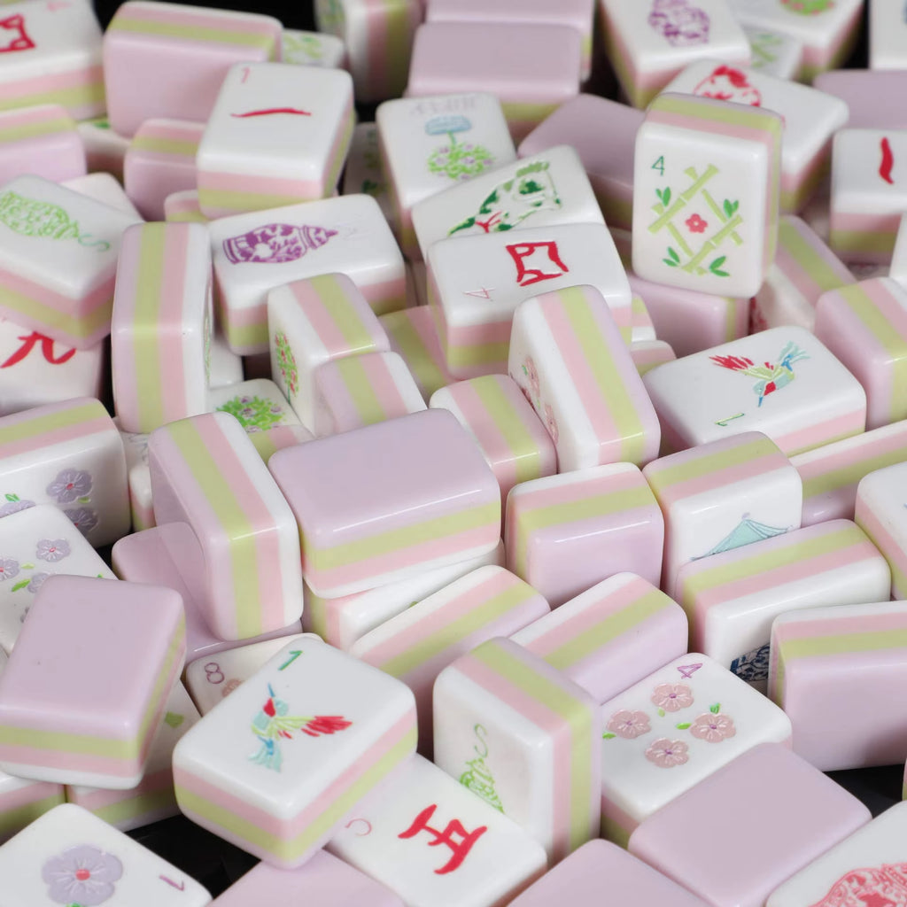 Blush Bloom Mahjong Set