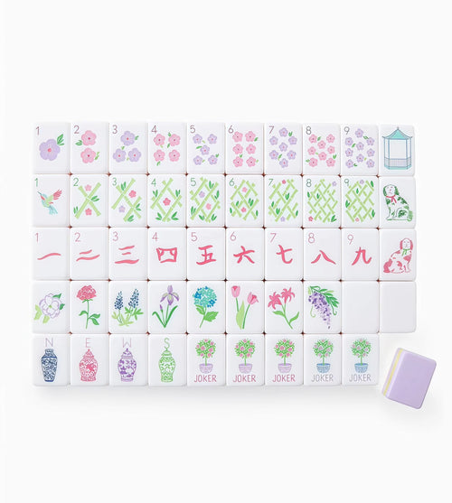 Blush Bloom Mahjong Set