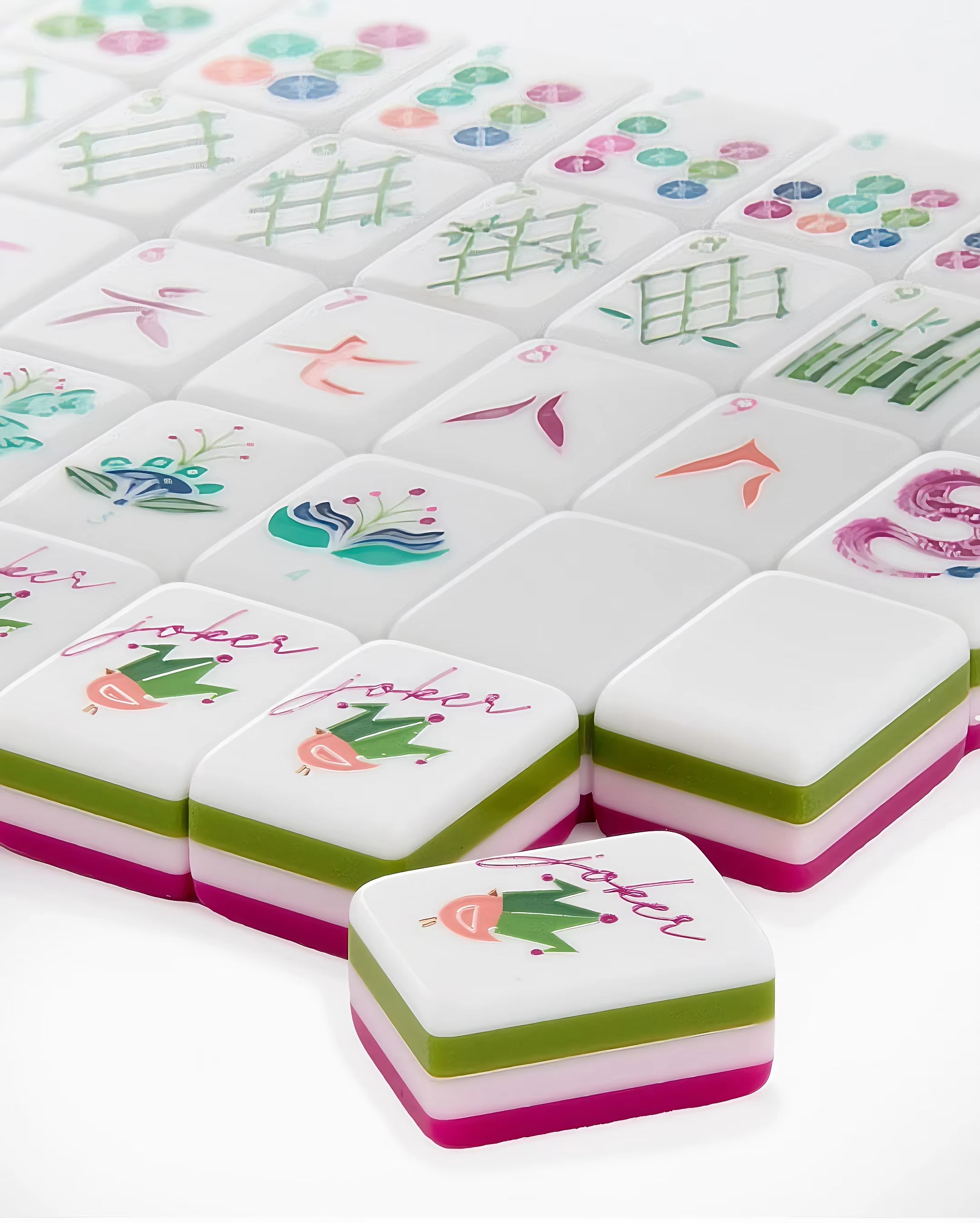 Raspberry Wink Mahjong Set