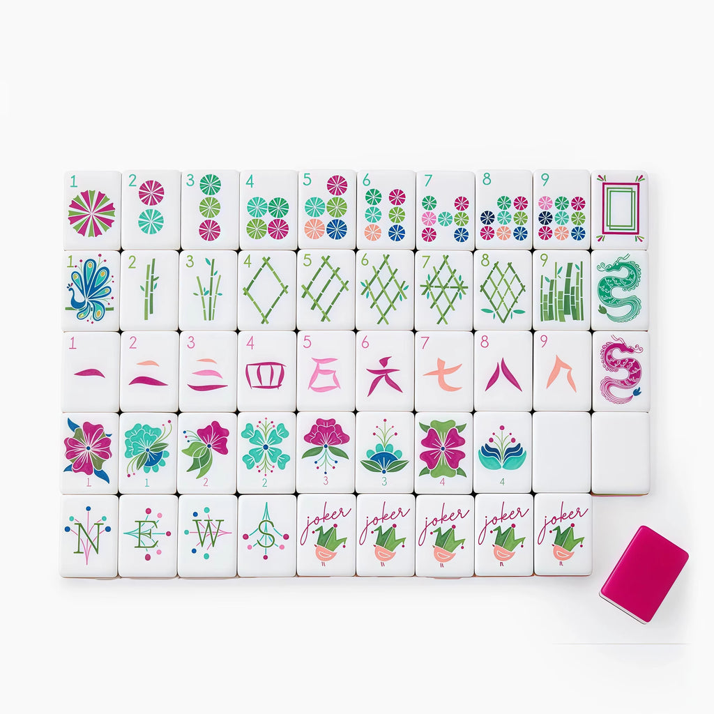 Raspberry Wink Mahjong Set