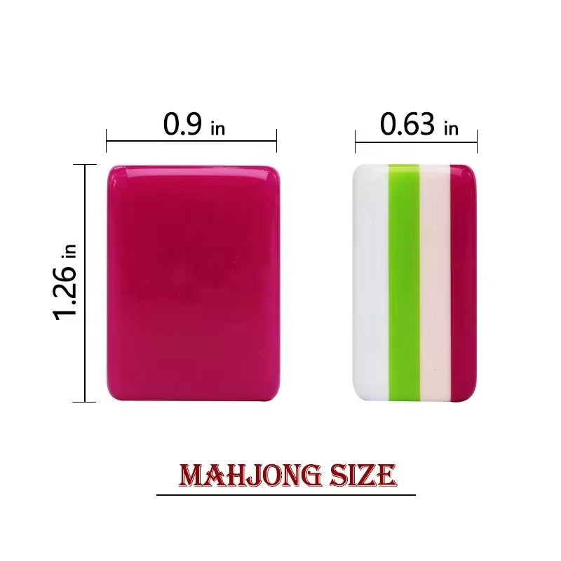Raspberry Wink Mahjong Set