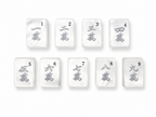 Mother of Pearl Slim Mahjong Set