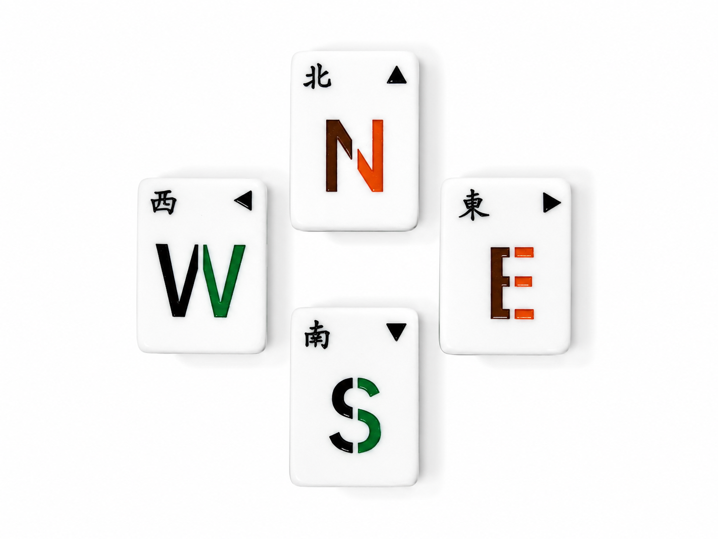 Forest Fern Mahjong Set