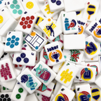 Mahj & Marlowe Pickleball Club Slim Mahjong Set