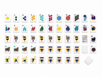 Mahj & Marlowe Pickleball Club Slim Mahjong Set
