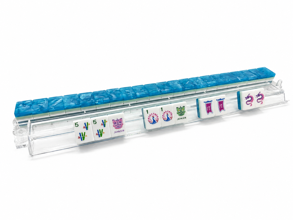 Mahj & Marlowe Aqua Pearl Mahjong Set
