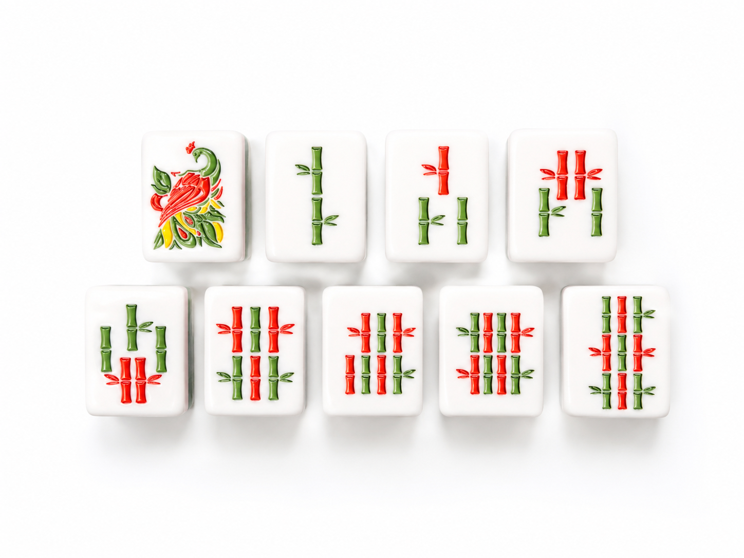 Rainbow Gem Mahjong Set