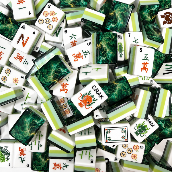 Mahj & Marlowe Emerald Canopy Mahjong Set