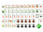 Woodland Bloom Mahjong Set