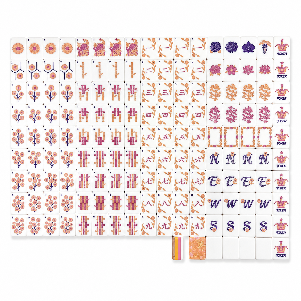 Mahj & Marlowe Amber Glow Mahjong Set
