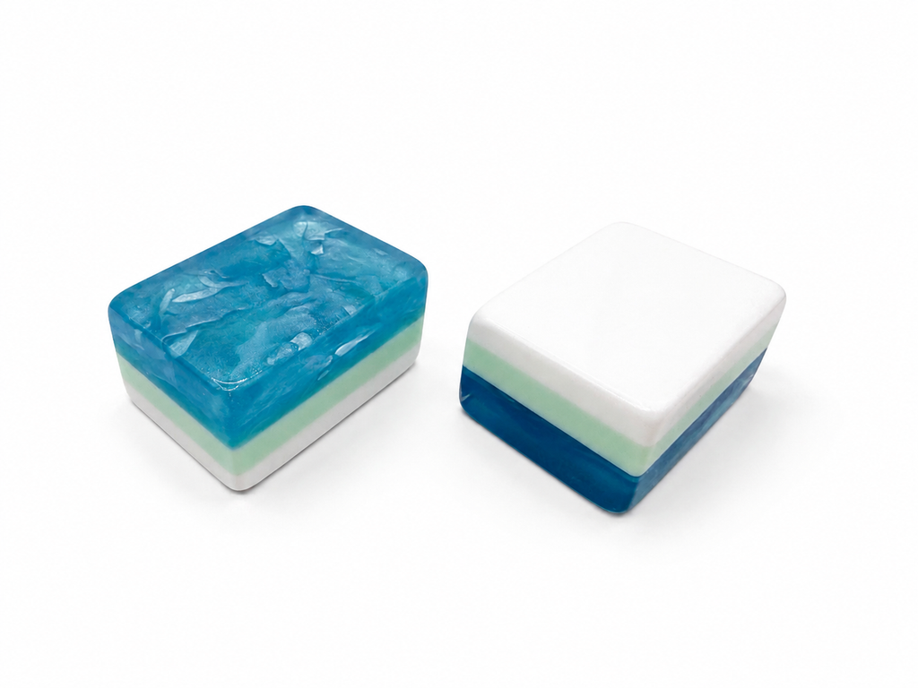 Mahj & Marlowe Aqua Pearl Mahjong Set
