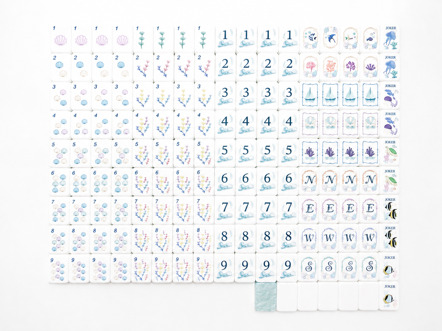 Mahj & Marlowe Serene Tide Mahjong Set