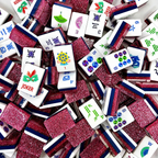 Mahj & Marlowe Pink Sparkle Mahjong Set