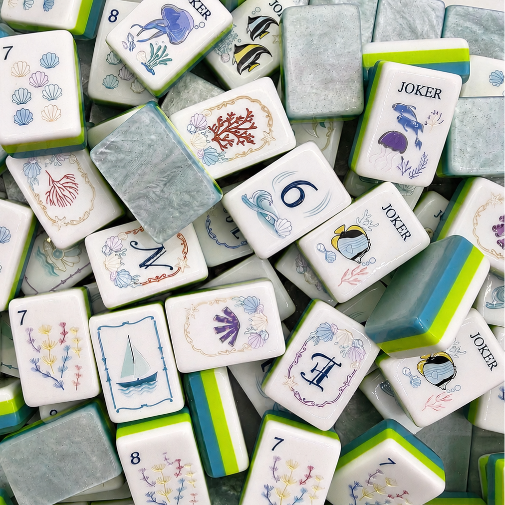 Mahj & Marlowe Serene Tide Mahjong Set