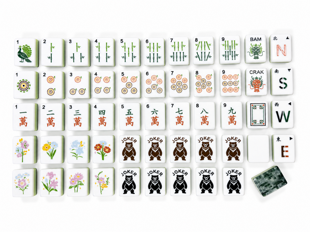 Forest Fern Mahjong Set