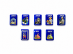 Mahj & Marlowe Cobalt Garden Slim Mahjong Set