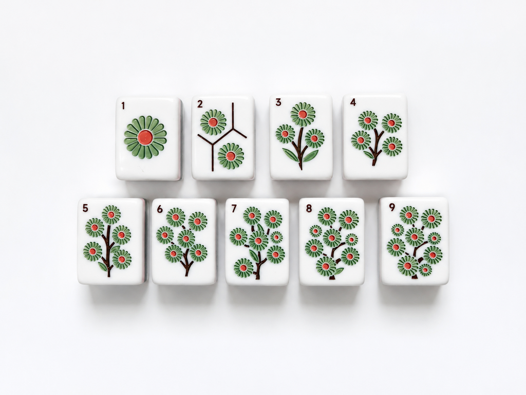 Rainbow Gem Mahjong Set