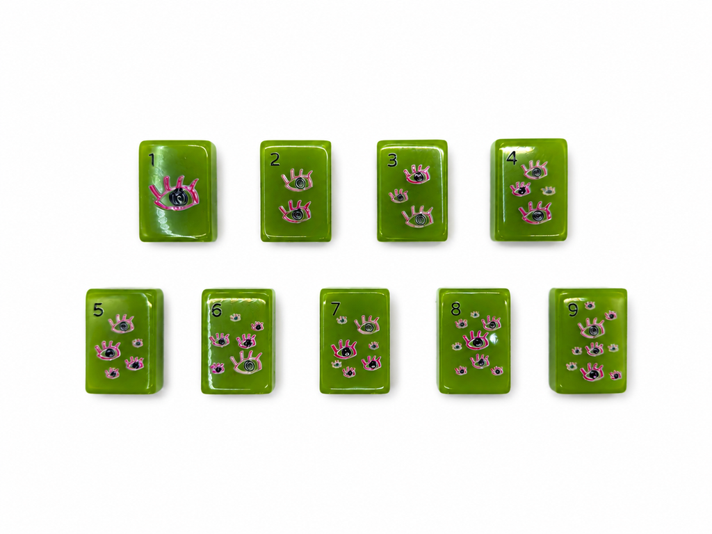 Mahj & Marlowe Visionary Slim Green Mahjong Set