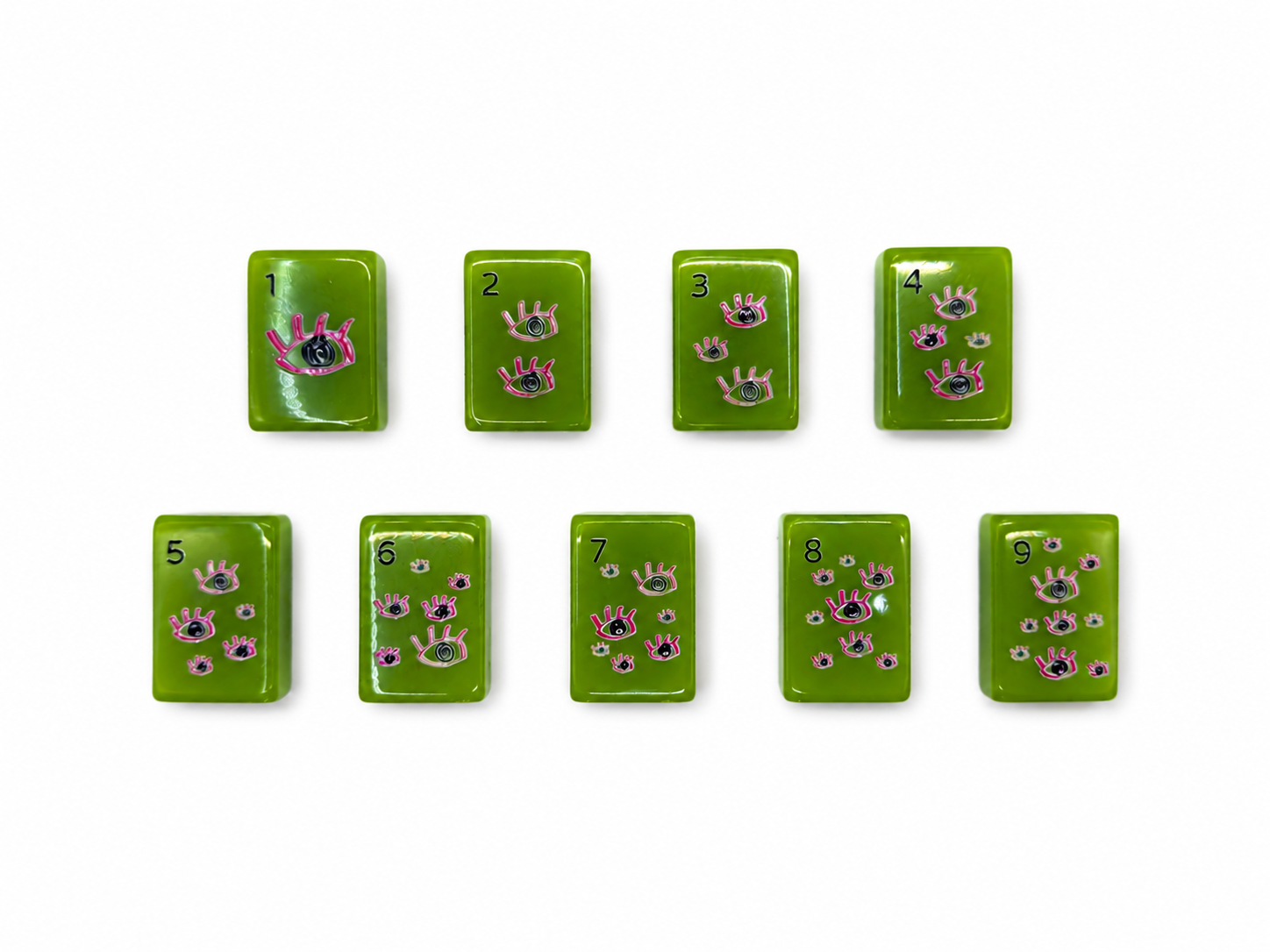 Mahj & Marlowe Visionary Slim Green Mahjong Set