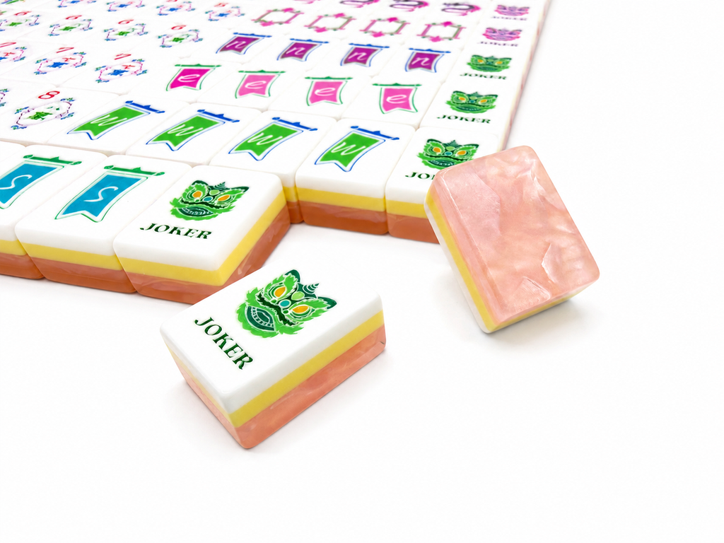 Mahj & Marlowe Blush Pink Glow Mahjong Set