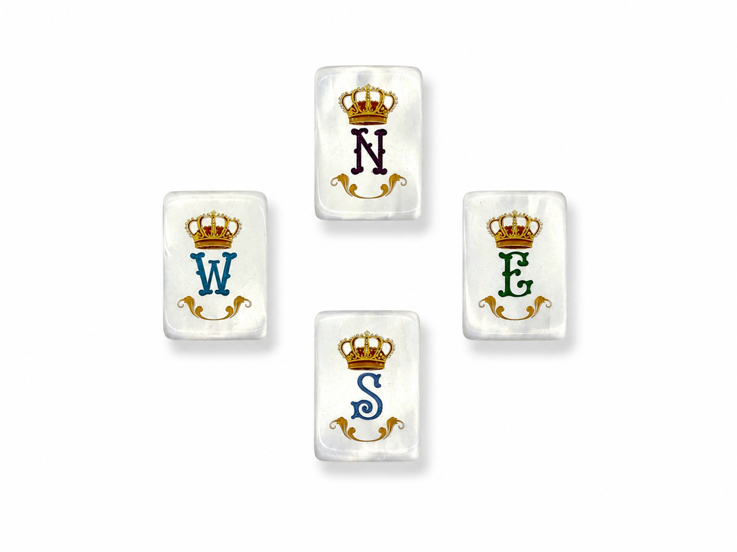 Mother of Pearl Slim Mahjong Set