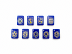 Mahj & Marlowe Cobalt Garden Slim Mahjong Set