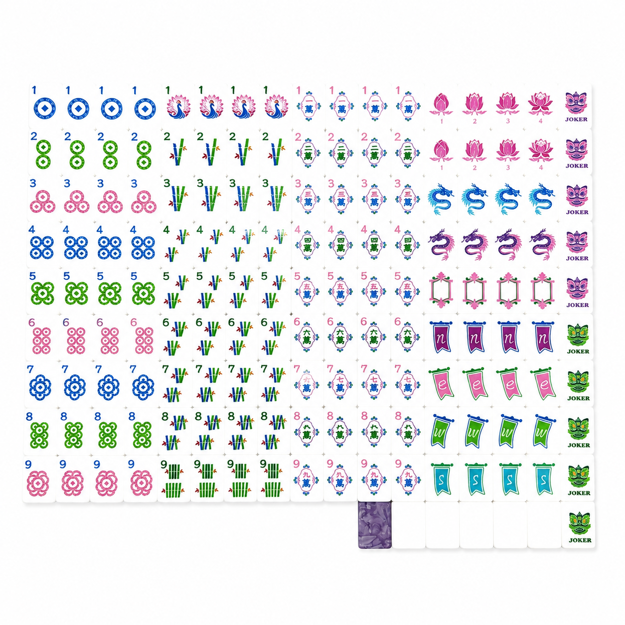 Mahj & Marlowe Lavender Glow Mahjong Set