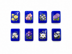 Mahj & Marlowe Cobalt Garden Slim Mahjong Set