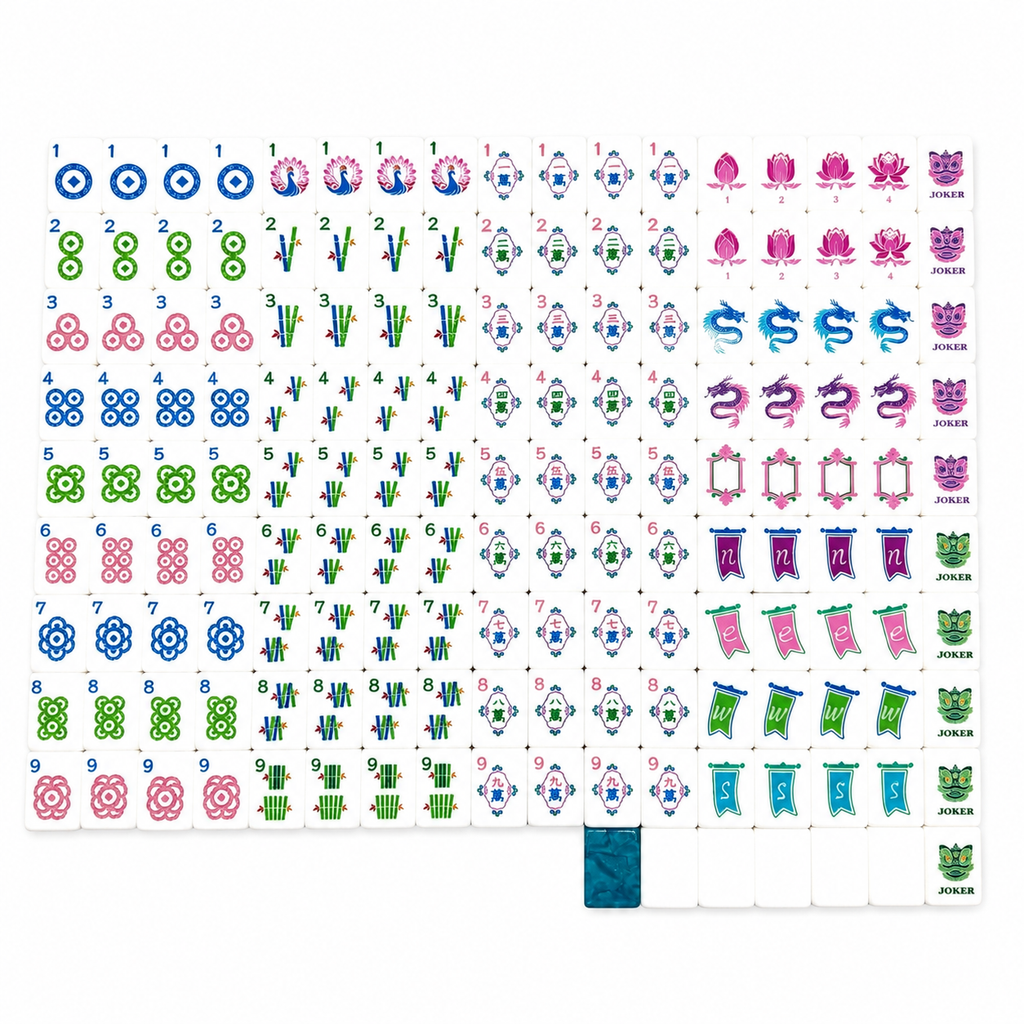Mahj & Marlowe Aqua Pearl Mahjong Set