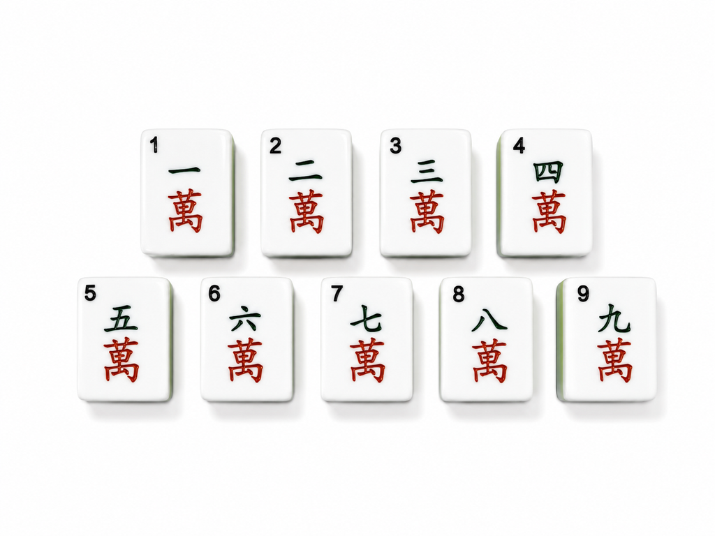 Forest Fern Mahjong Set