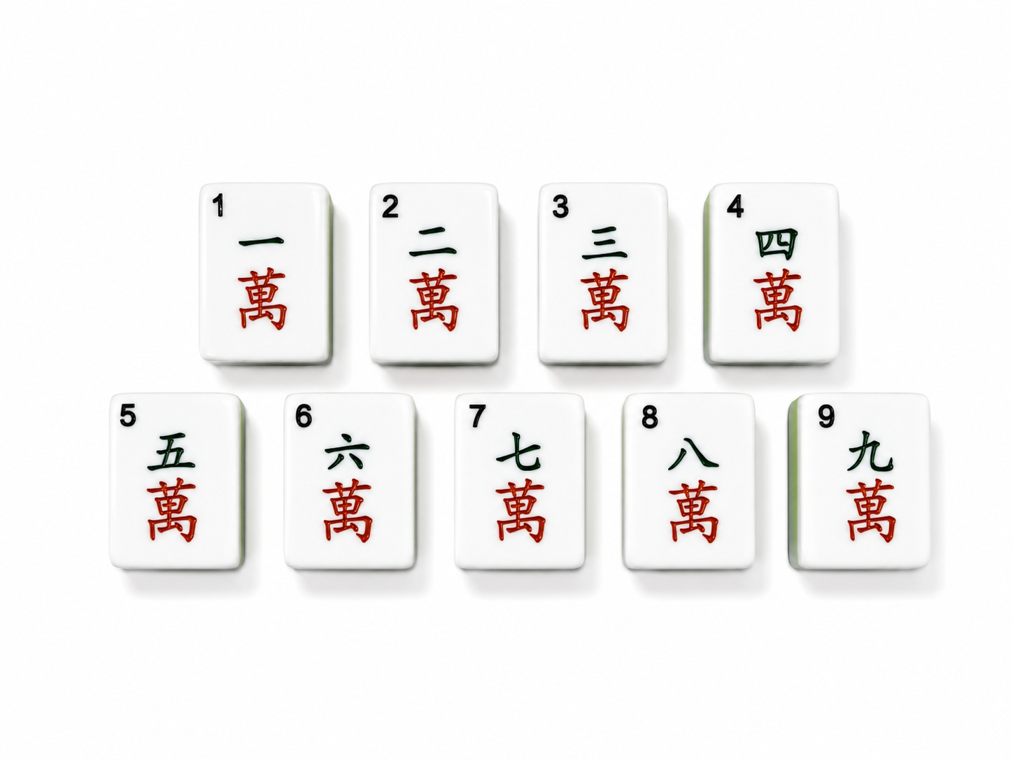 Forest Fern Mahjong Set