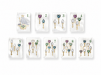 Mother of Pearl Slim Mahjong Set