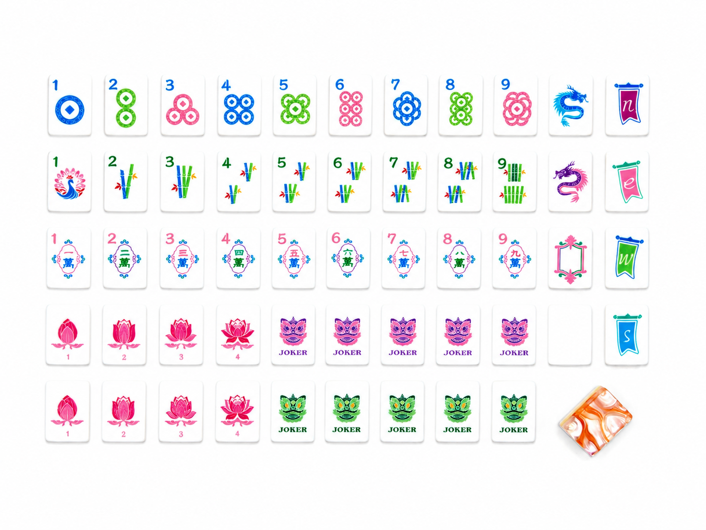 Mahj & Marlowe Sunset Glow Mahjong Set