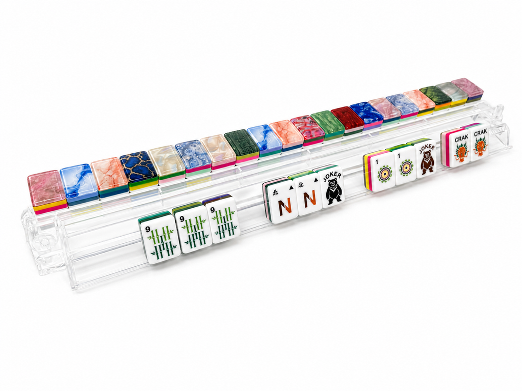 Rainbow Gem Mahjong Set
