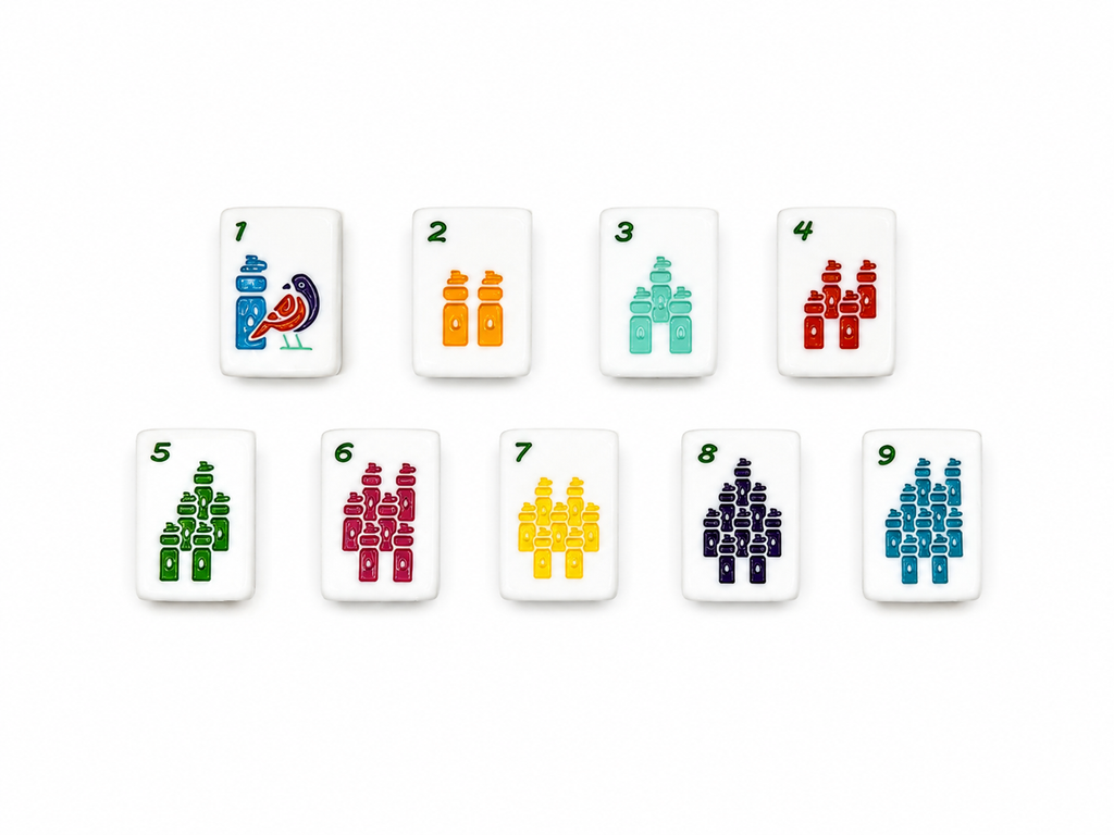 Mahj & Marlowe Pickleball Club Slim Mahjong Set