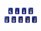 Mahj & Marlowe Cobalt Garden Slim Mahjong Set