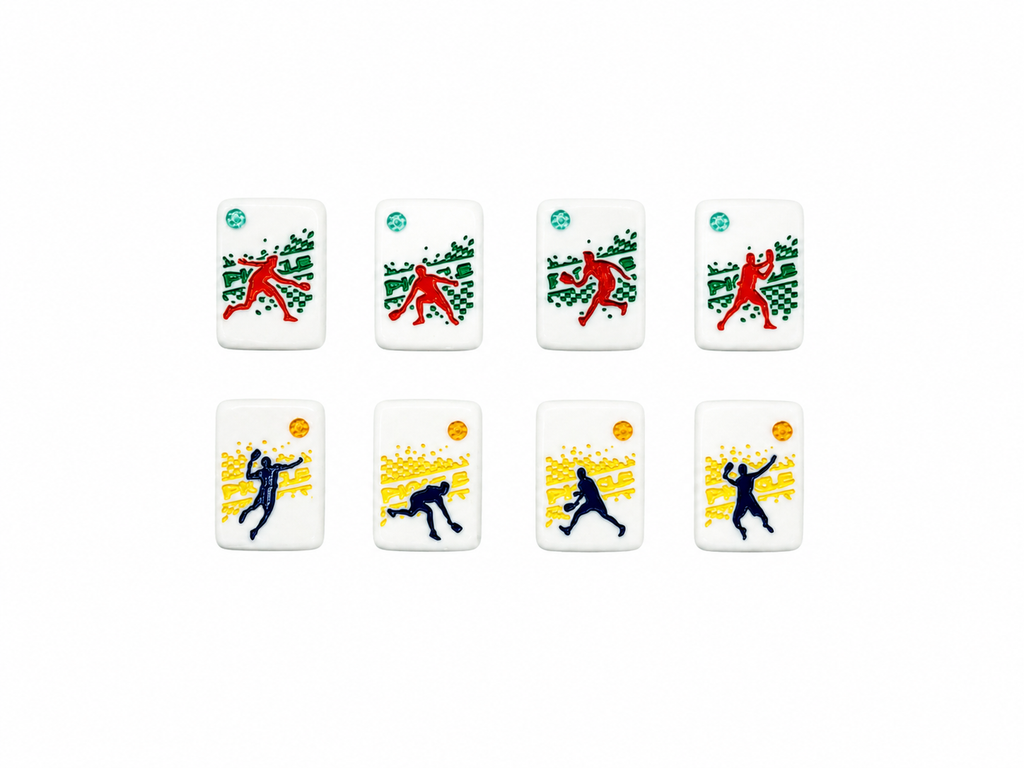 Mahj & Marlowe Pickleball Club Slim Mahjong Set