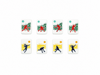 Mahj & Marlowe Pickleball Club Slim Mahjong Set