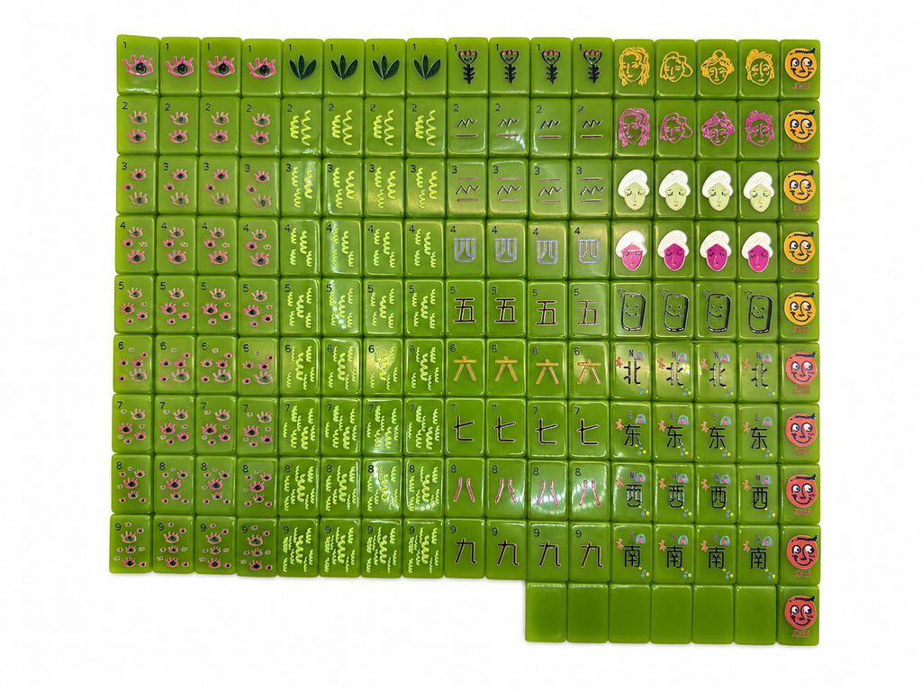 Mahj & Marlowe Visionary Slim Green Mahjong Set